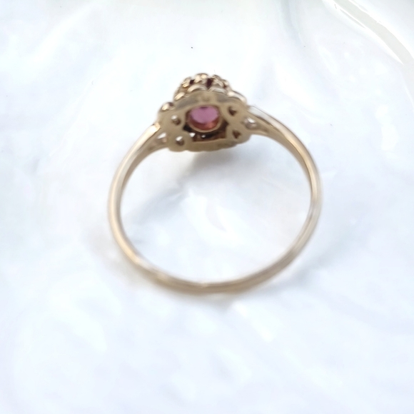 14K or 18K GE ESPO (Joseph Esposito) Gold Amethyst Stone Ring - Picture 5 of 8